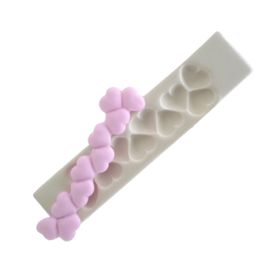 MOLDE SILICONE CORDÃO CORAÇÃO 13CM