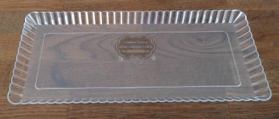 TRAVESSA CRISTAL 34X15CM