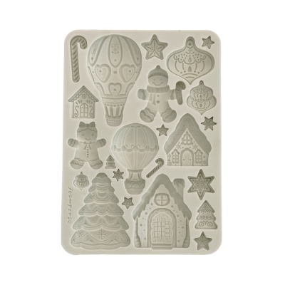 MOLDE SILICONE DOCES DE NATAL MOLDE SILICONE DOCES DE NATAL
