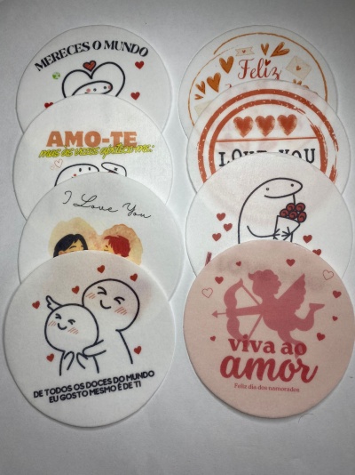 PLACA HOSTIA NAMORADOS 25UN