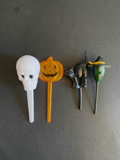 PICO HALLOWEEN PLASTICO 6.5CM 4UNID