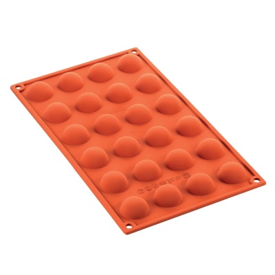 MOLDE SILICONE MEIA ESFERA Ø34MM ALT16MM 18ML 24PCS MOLDE SILICONE MEIA ESFERA Ø34MM ALT16MM 18ML 24PCS