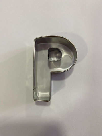 CORTANTE LETRA P 8CM