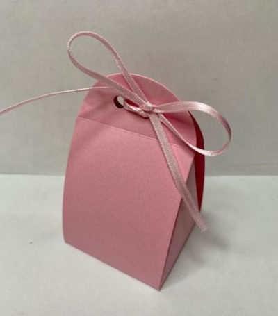 CAIXA PAPEL LEMBRANÇA ROSA 5X5X6CM 5unid.