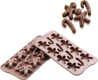 MOLDE SILICONE BONECO E BENGALA