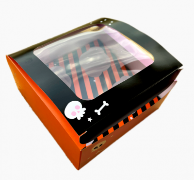 CAIXA 4 CUPCAKES HALLOWEEN