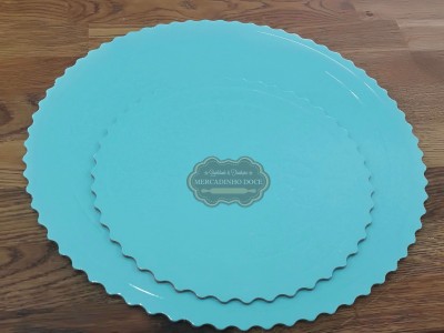 PRATO CARTÃO  AZUL CLARO