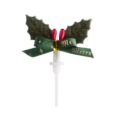 TOPO MERRY CHRISTMAS VERDE 5CM