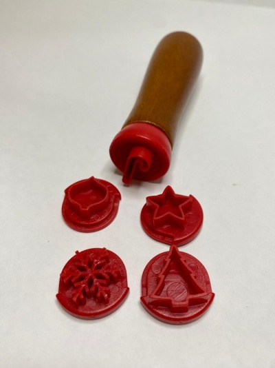 5 MINI CARIMBOS NATAL C\PEGA