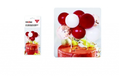 BALOES BOLO VERMELHOS 10PC