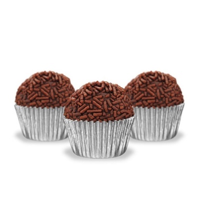 FORMINHAS BRIGADEIRO PRATA 30UNID