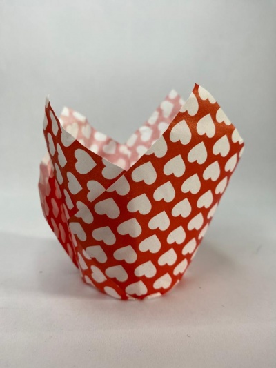 TULIPAS VERMELHO CORAÇÃO 20UNID