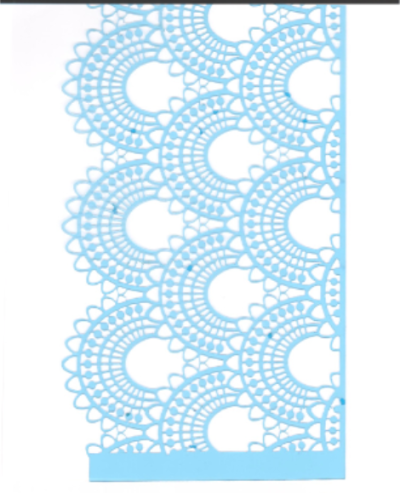 STENCIL RENDA  20X11CM