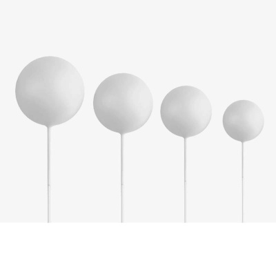 BOLAS DECORATIVAS BRANCAS 10UNID