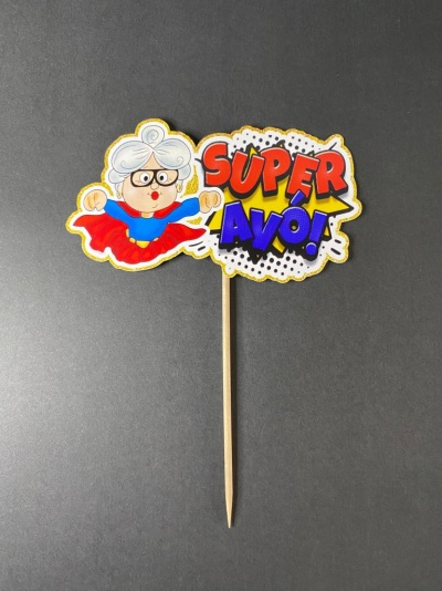 TOPO DE BOLO SUPER AVÓ