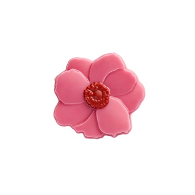 FLOR MAGNOLIA ROSA CHOCOLATE  34x30 mm