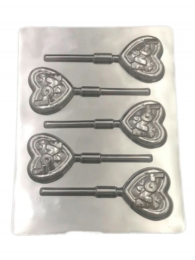 MOLDE CHUPA CORAÇÃO LOVE