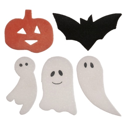 DECORAÇÃO HOSTIA HALLOWEEN 4-5CM 128UNID DECORAÇÃO HOSTIA HALLOWEEN 4-5CM 128UNID
