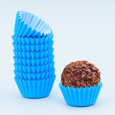 100 Formas de Brigadeiro nº5 Azul Claro