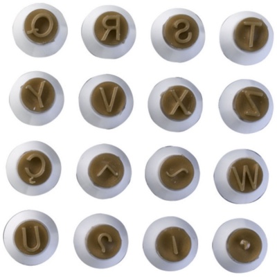 MINI CARIMBOS LETRAS  16U