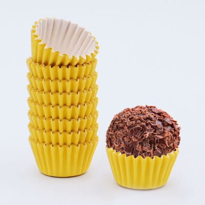 100 Formas de Brigadeiro nº5 Amarelo Ouro