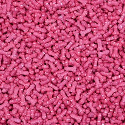 PENIS C\RELEVO ROSA 50GR
