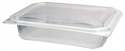 EMBALAGEM RECTANGULAR  TAKE AWAY  PP 2000ML  40UNID (M5500)