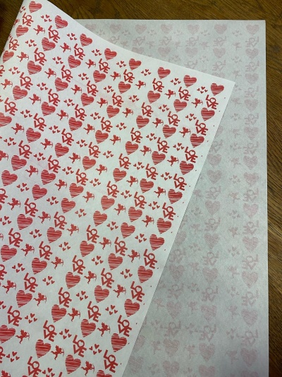 FOLHA IMPRESSA NAMORADOS 45X60CM