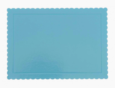 TRAVESSA RETANGULAR AZUL BEBÉ 30x40cm