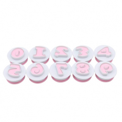 CORTANTE NUMEROS C\EJETOR  2CM  10PCS