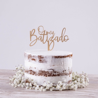 TOPO DE BOLO O MEU BATIZADO