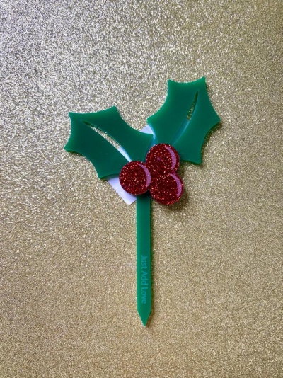 TOPO AZEVINHO ACRILICO 9.5CM