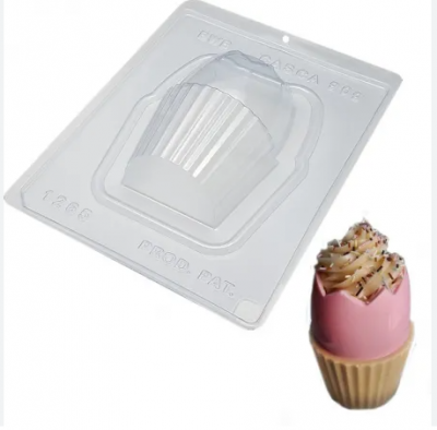 FORMA ACETATO 3PARTES OVO CUPCAKE FORMA ACETATO 3PARTES OVO CUPCAKE