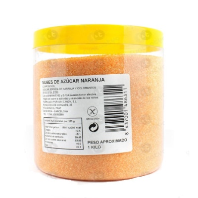 ALGODÃO DOCE LARANJA 1 KG