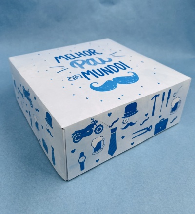 CAIXA CARTÃO 20X20X8 DIA DO PAI