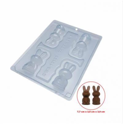 FORMA ACETATO 3 PARTES COELHO SENTADO 25GR FORMA ACETATO 3 PARTES COELHO SENTADO 25GR