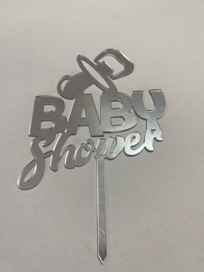 TOPPER BABY SHOWER ACRILICO