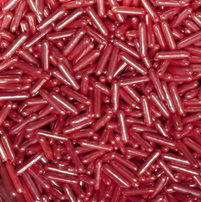 BASTONETE VERMELHO PEROLADO 50GR
