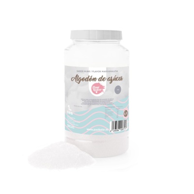 ALGODÃO DOCE BRANCO 1 KG - SABOR MARSHMALLOW