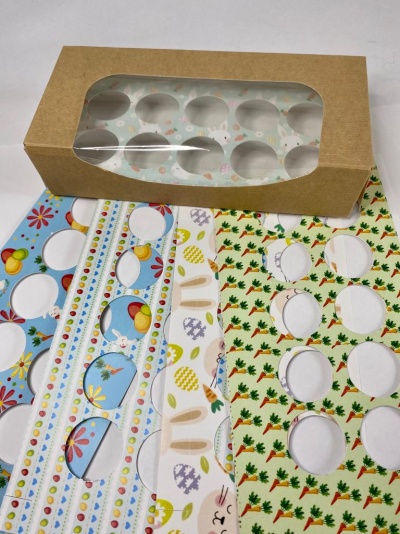 CAIXA KRAFT 10 BRIGADEIROS PASCOA