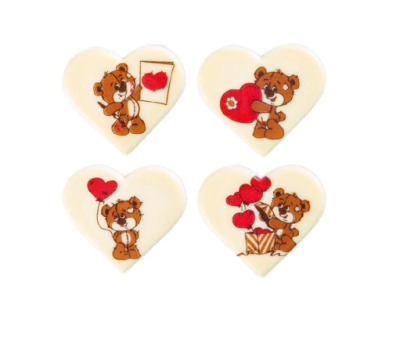 CORAÇÃO URSO CHOCOLATE 46X50MM