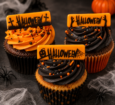 PLACA HALLOWEEN CHOCOLATE 45X13MM