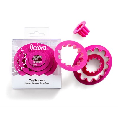 CORTANTE OVAL PLÁSTICO  4 UNID.