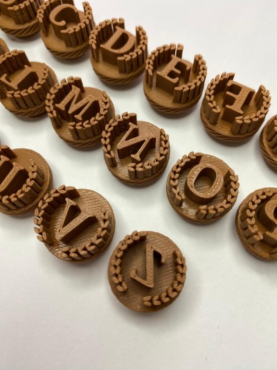 CARIMBOS BRIGADEIROS LETRAS COM FOLHA (ler descrição) CARIMBOS BRIGADEIROS LETRAS COM FOLHA (ler descrição)