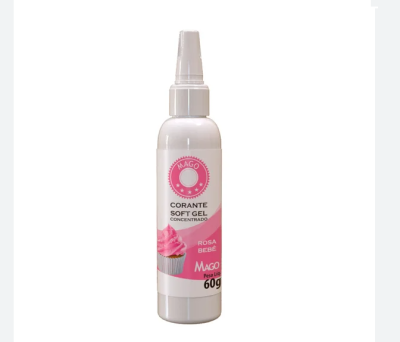 CORANTE SOFT GEL ROSA BEBE 15GR MAGO