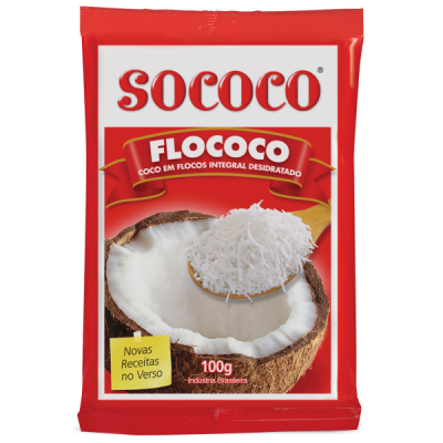 COCO RALADO FLOCOS 100GR SOCOCO COCO RALADO FLOCOS 100GR SOCOCO