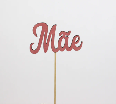 MÃE MADEIRA ROSA 8CM