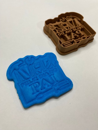 CORTANTE MARCADOR BOLACHAS "FELIZ DIA DO PAI"