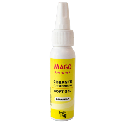 CORANTE SOFT GEL AMARELO 15GR MAGO