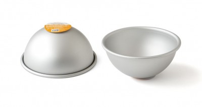 FORMA ALUMÍNIO MEIA BOLA 24CM  X 12H